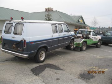 ford van removed in Vancouver